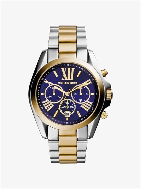 michael kors oversized bradshaw watch silver|Michael Kors oversized bradshaw watch.